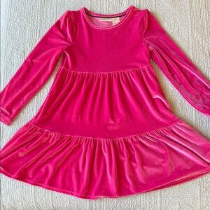 Cynthia Rowley Fuchsia Velvet Kids Dress